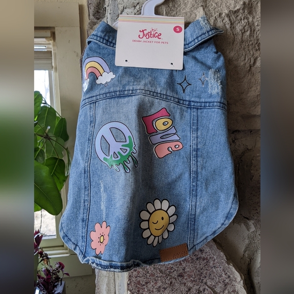 Justice Denim Jacket for Pets - Picture 1 of 5
